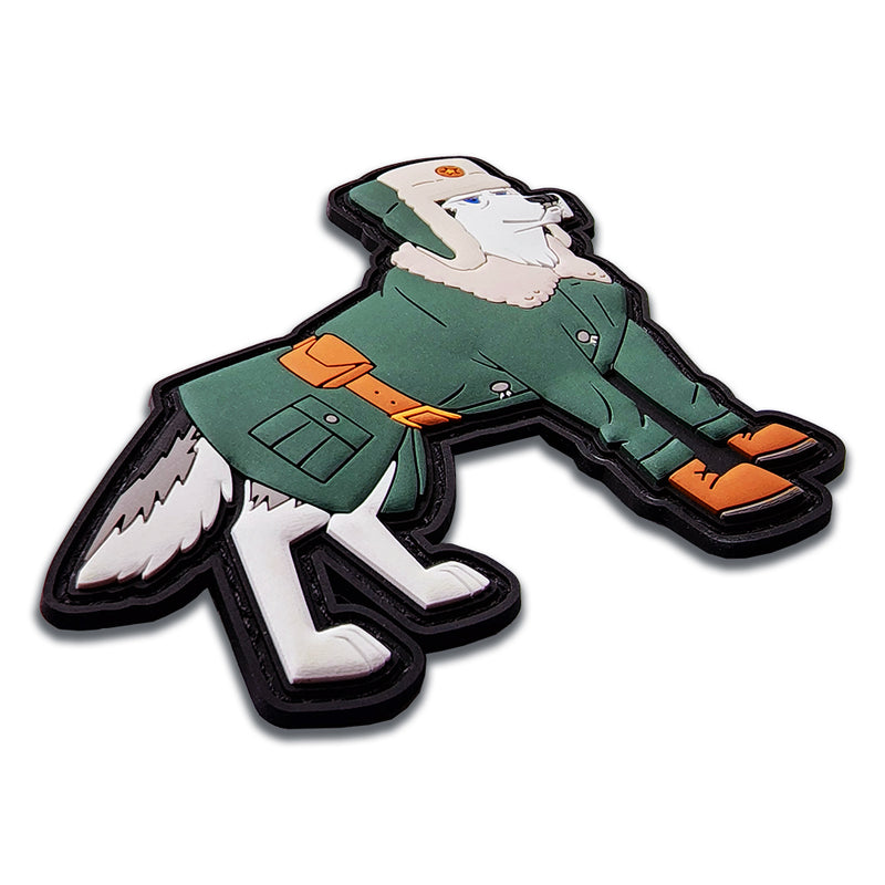 "Siberian Husky Soldier" PVC Morale Patch
