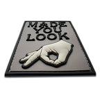 "Made You Look" Circle Game PVC Morale Patch, photo 4