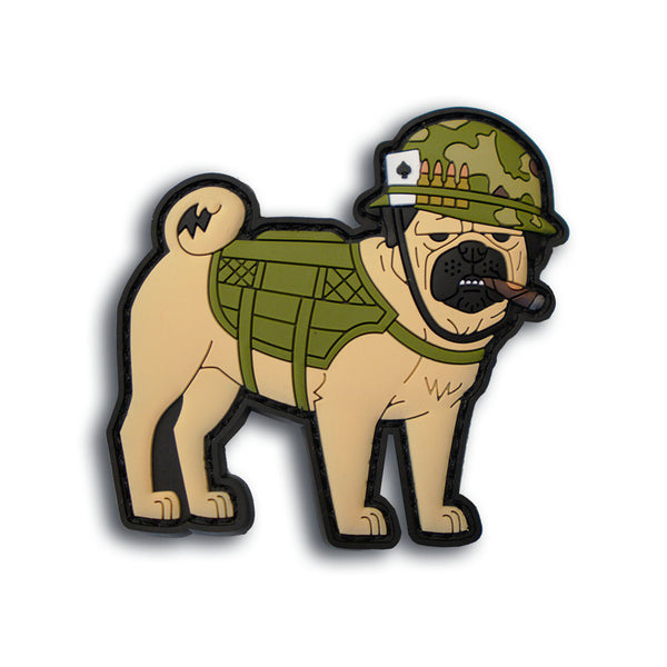 "Nam Pug" - The Tactipug PVC Morale Patch