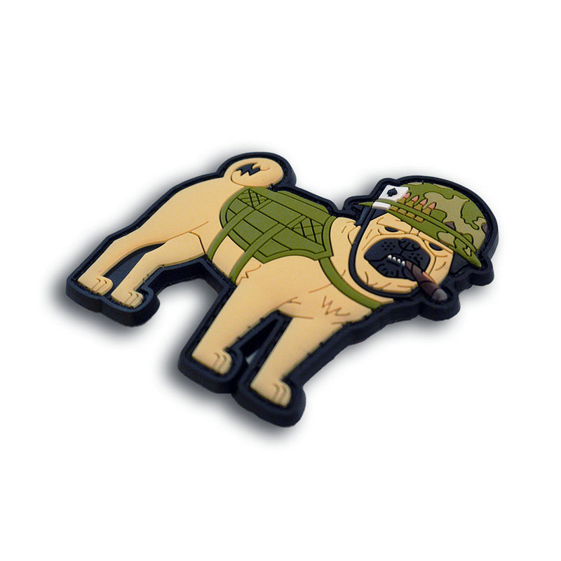 "Nam Pug" - The Tactipug PVC Morale Patch details