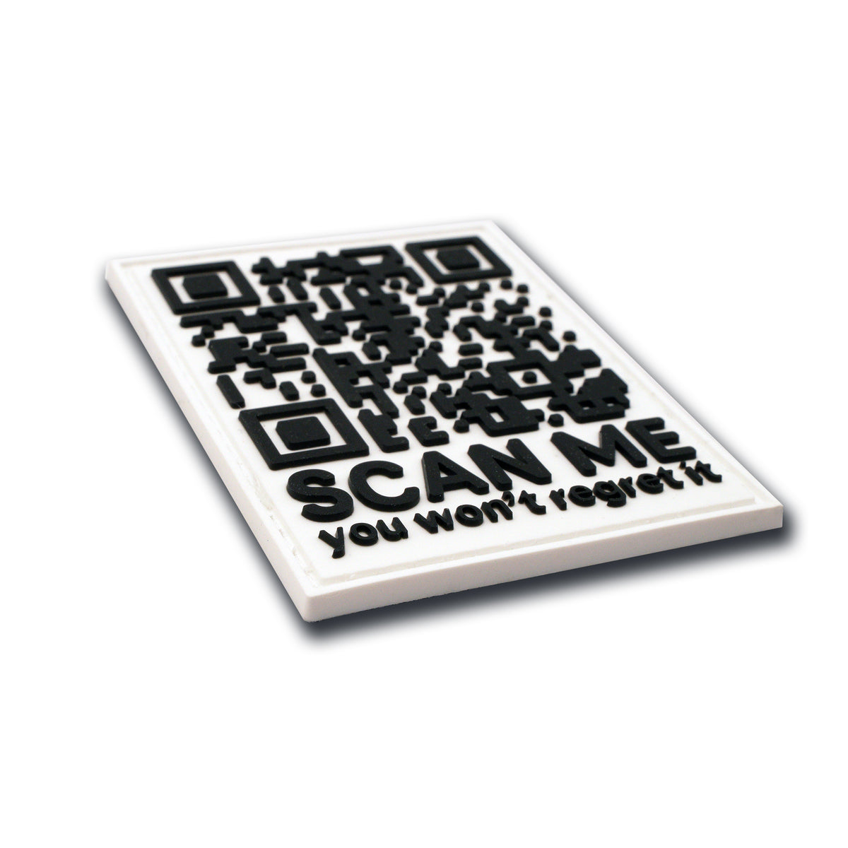 Rick Roll QR Code "Scan Me" PVC Morale Patch, photo 5