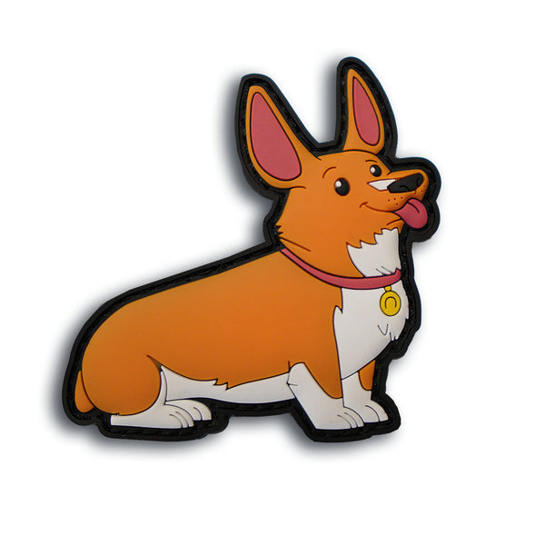 "Einstein" - The Space Cowboy Corgi PVC Morale Patch