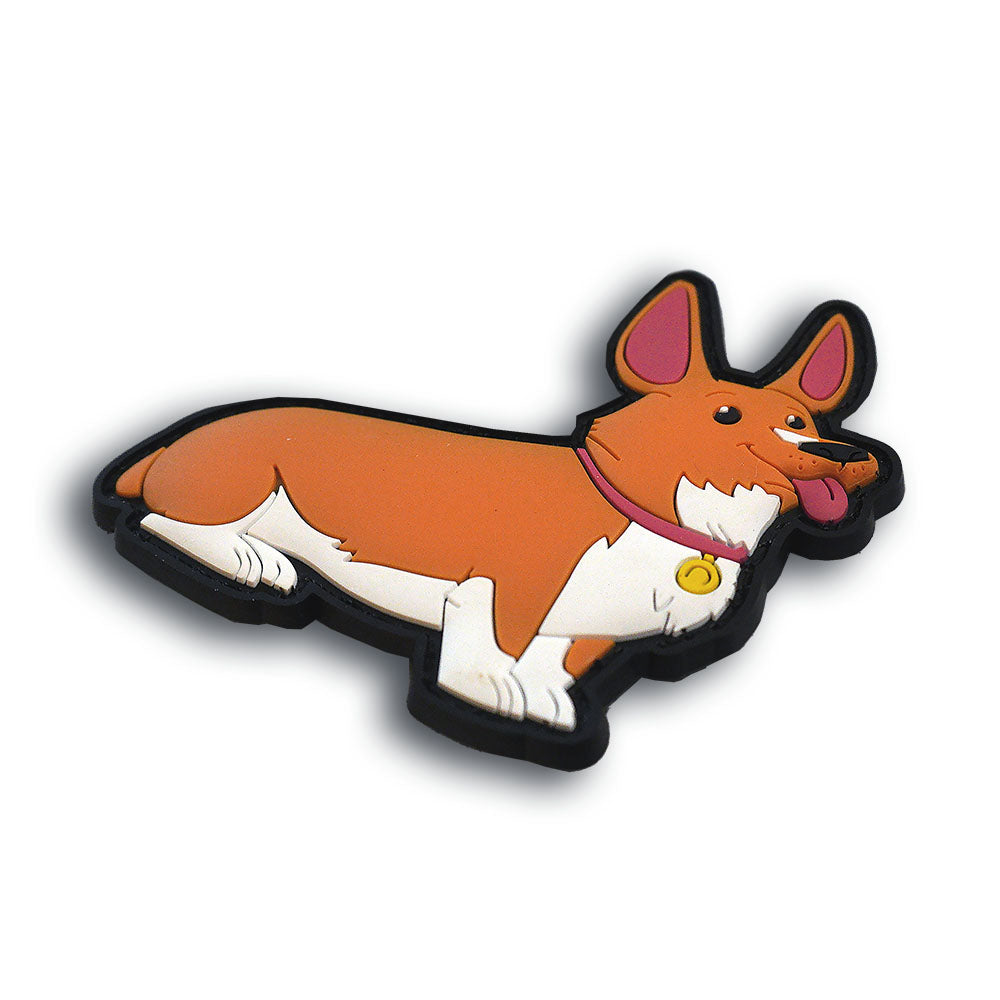 "Einstein" - The Space Cowboy Corgi PVC Morale Patch