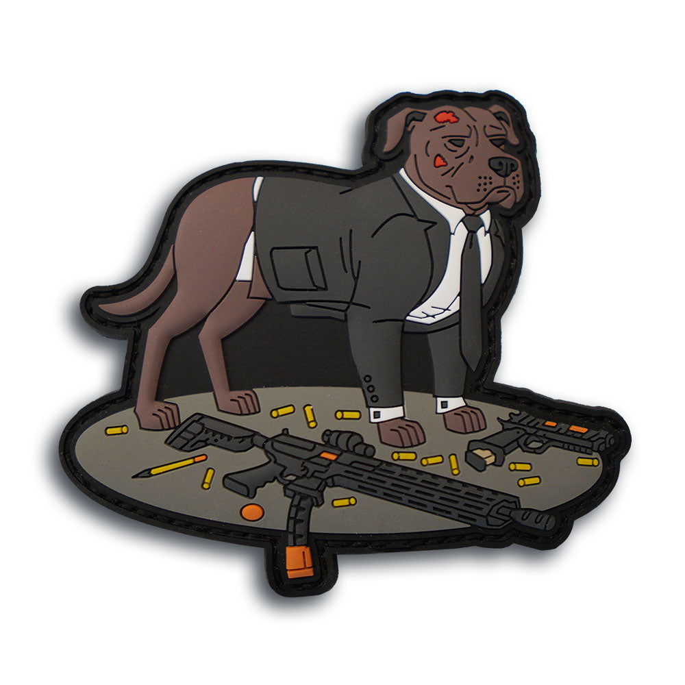 Baba Yaga Pit Bull Tactical Dog PVC Morale Patch
